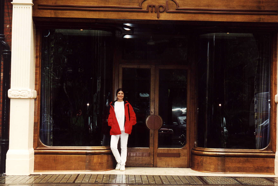 Carolyn Porco visiting McCartney Productions Limited, London, 1997