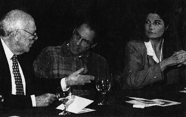 James Watson discussing science in film with Carolyn Porco and David Milch, 1998