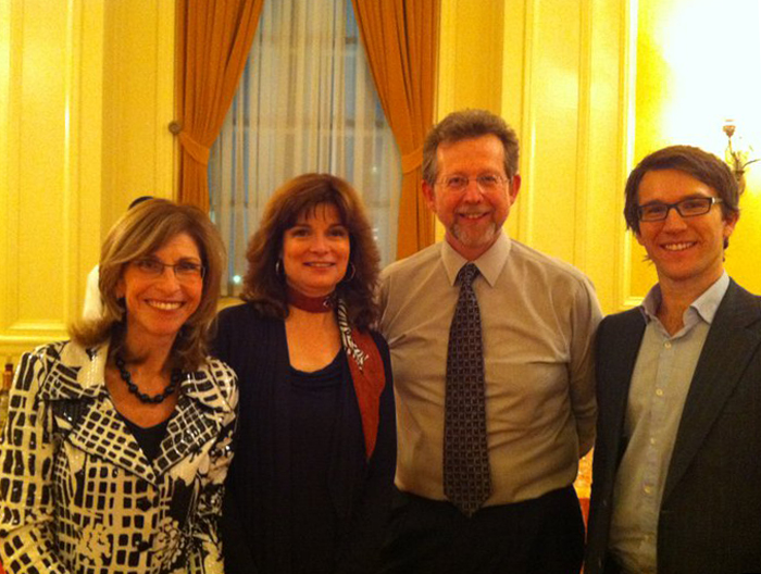 Carolyn Porco with Paula Apsell, Jim Green, and Oliver Twinch, 2010
