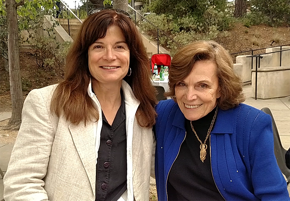Carolyn Porco with Sylvia Earle