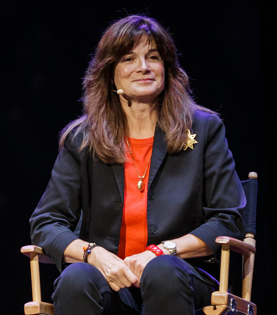 Carolyn Porco onstage at StarTalk Live in NYC