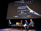 Carolyn Porco at Voyager/The Farthest panel at Caltech
